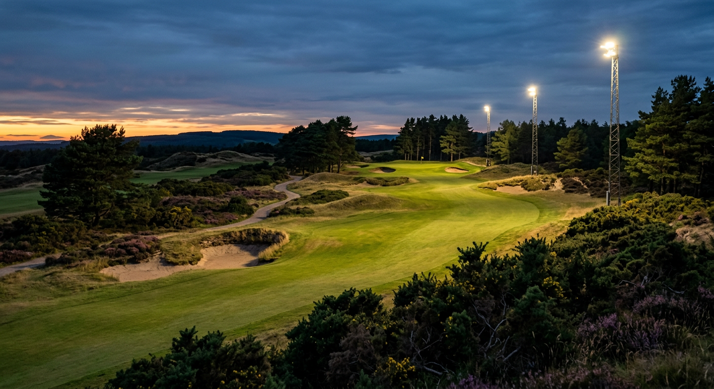 Carya Golf Club at dusk, Belek
